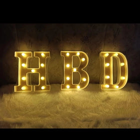 LED Alphabets/Digits/for tabeland floor decorations